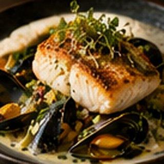 Hake with Mussels
